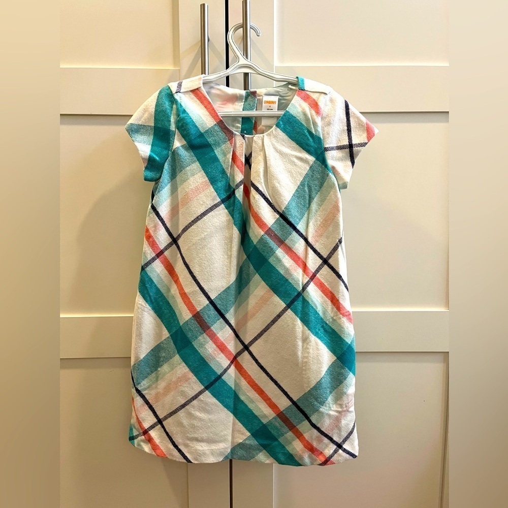 Gymboree plaid shift dress size 6